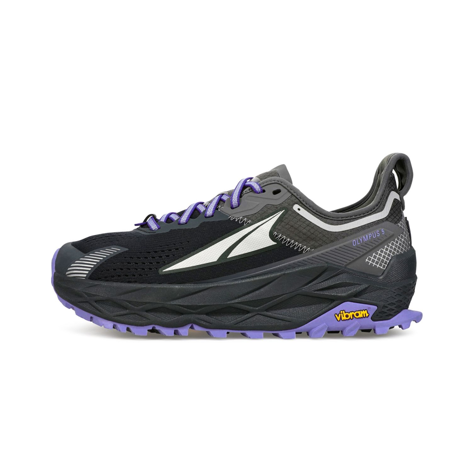 Black / Grey Women's Altra Olympus 5 Trail Running Shoes | Israel-09734829