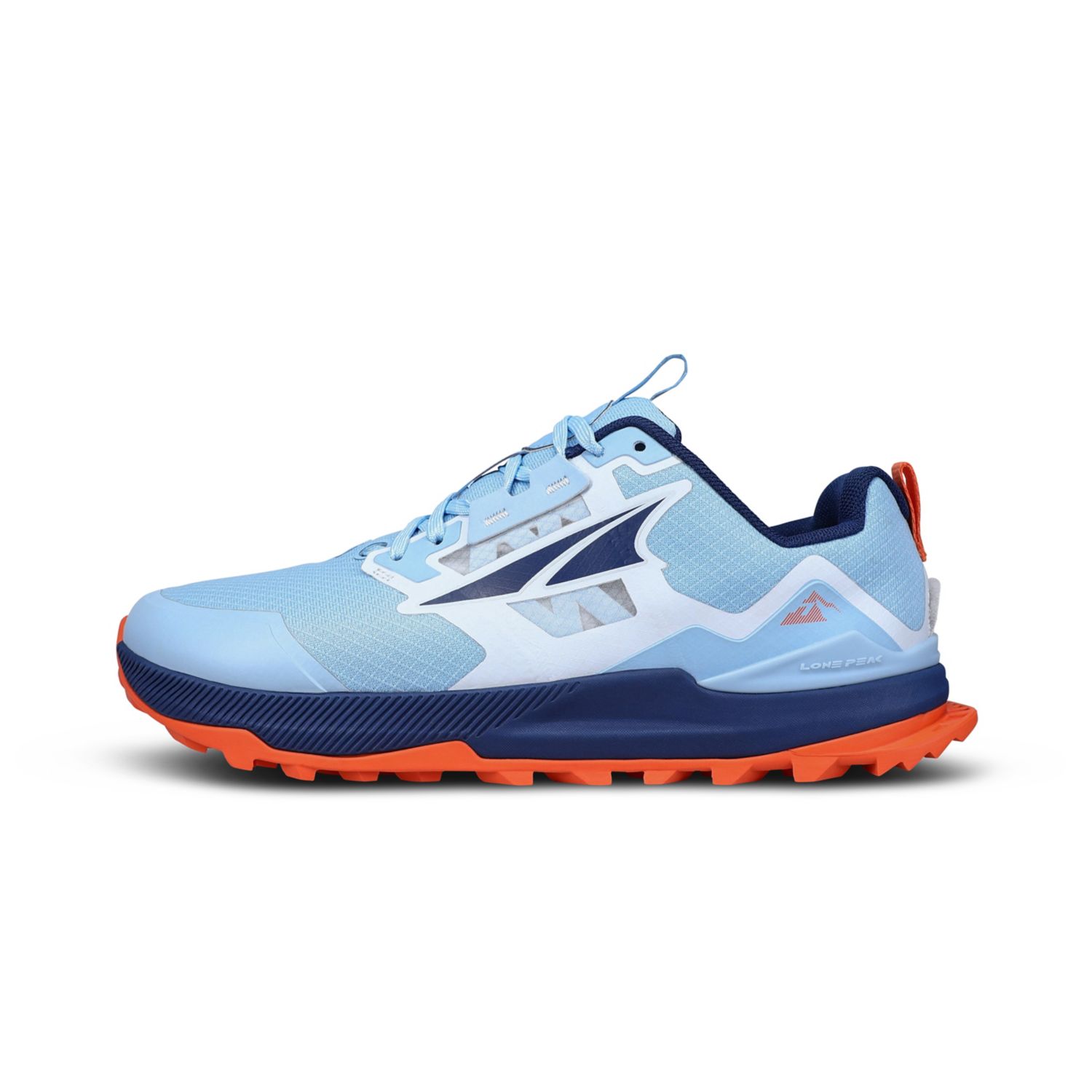 Blue / Orange Women's Altra Lone Peak 7 Trail Running Shoes | Israel-16482309