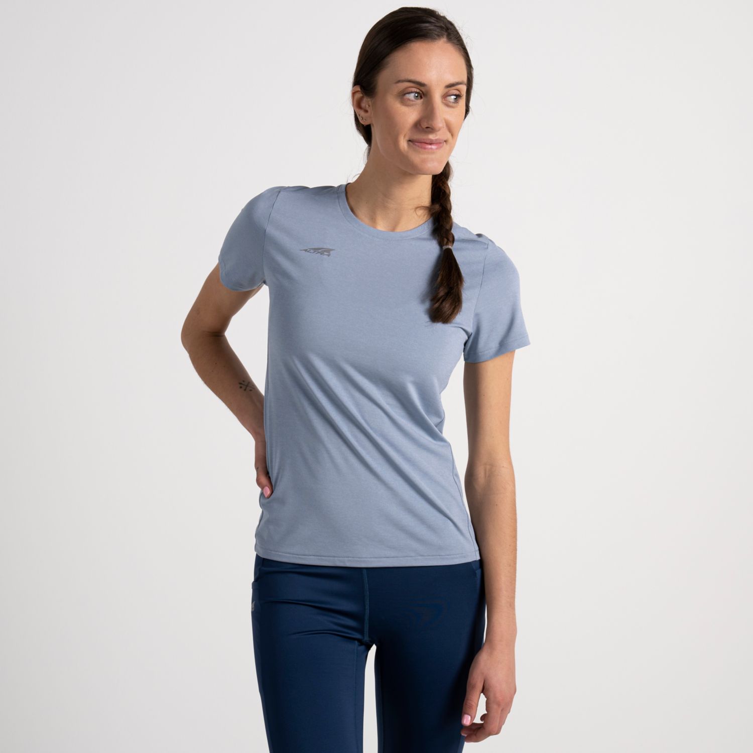 Blue Women's Altra Core T Shirts | Israel-24316789