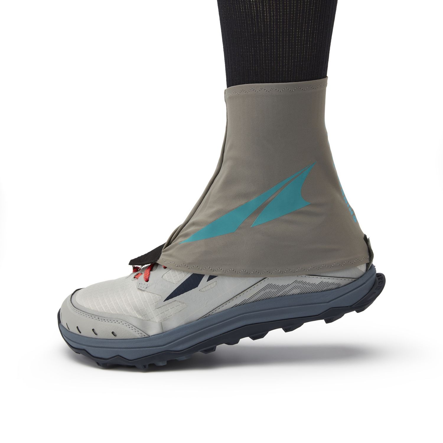 Grey / Turquoise Women's Altra Trail Gaiter Trail Running Shoes | Israel-68423059