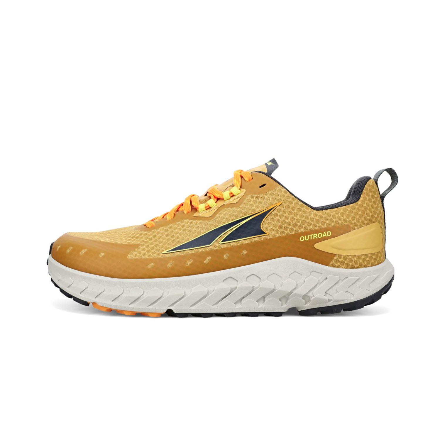 Grey / Yellow Men's Altra Outroad Trail Running Shoes | Israel-05916839