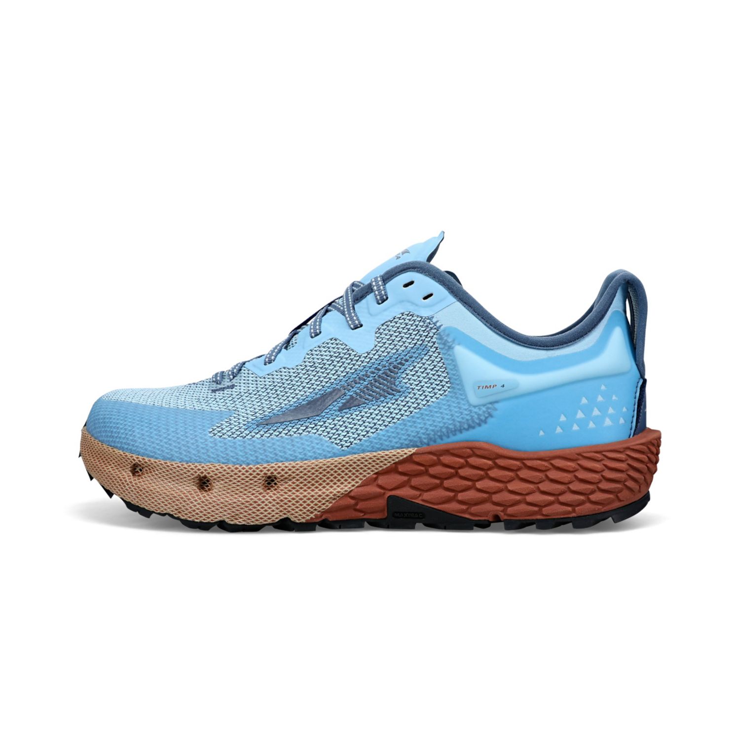 Light Blue Men's Altra Timp 4 Trail Running Shoes | Israel-16597039