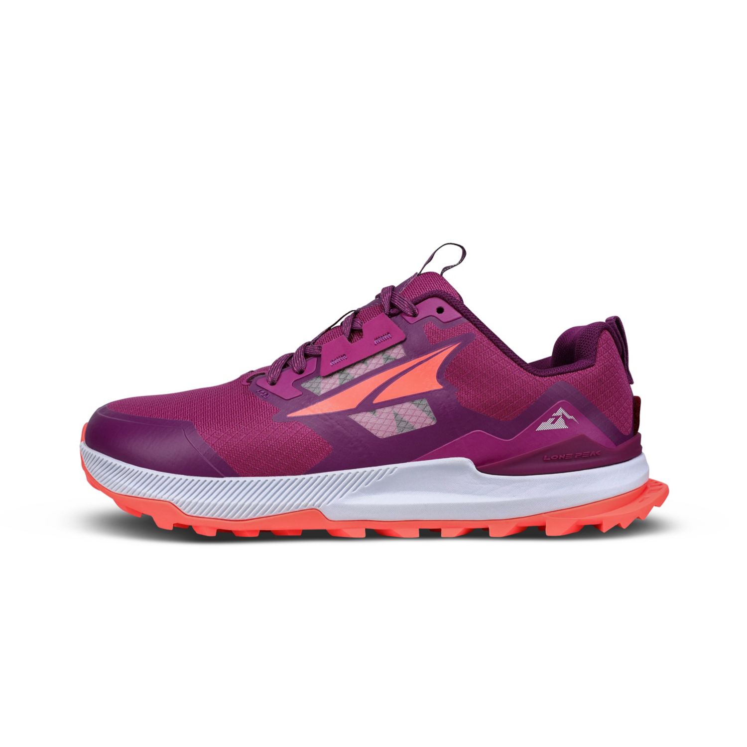 Purple / Orange Women's Altra Lone Peak 7 Trail Running Shoes | Israel-03251949