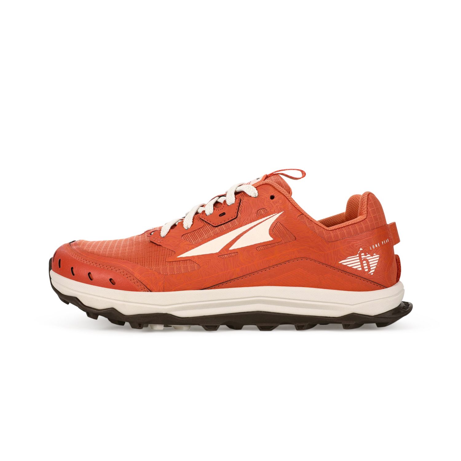 Red / Grey Women's Altra Lone Peak 6 Trail Running Shoes | Israel-41978529