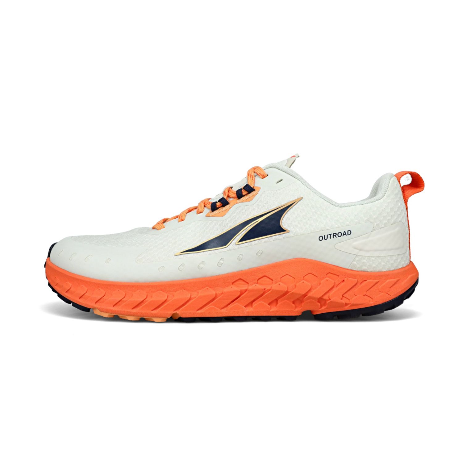 White / Orange Men's Altra Outroad Trail Running Shoes | Israel-16023979