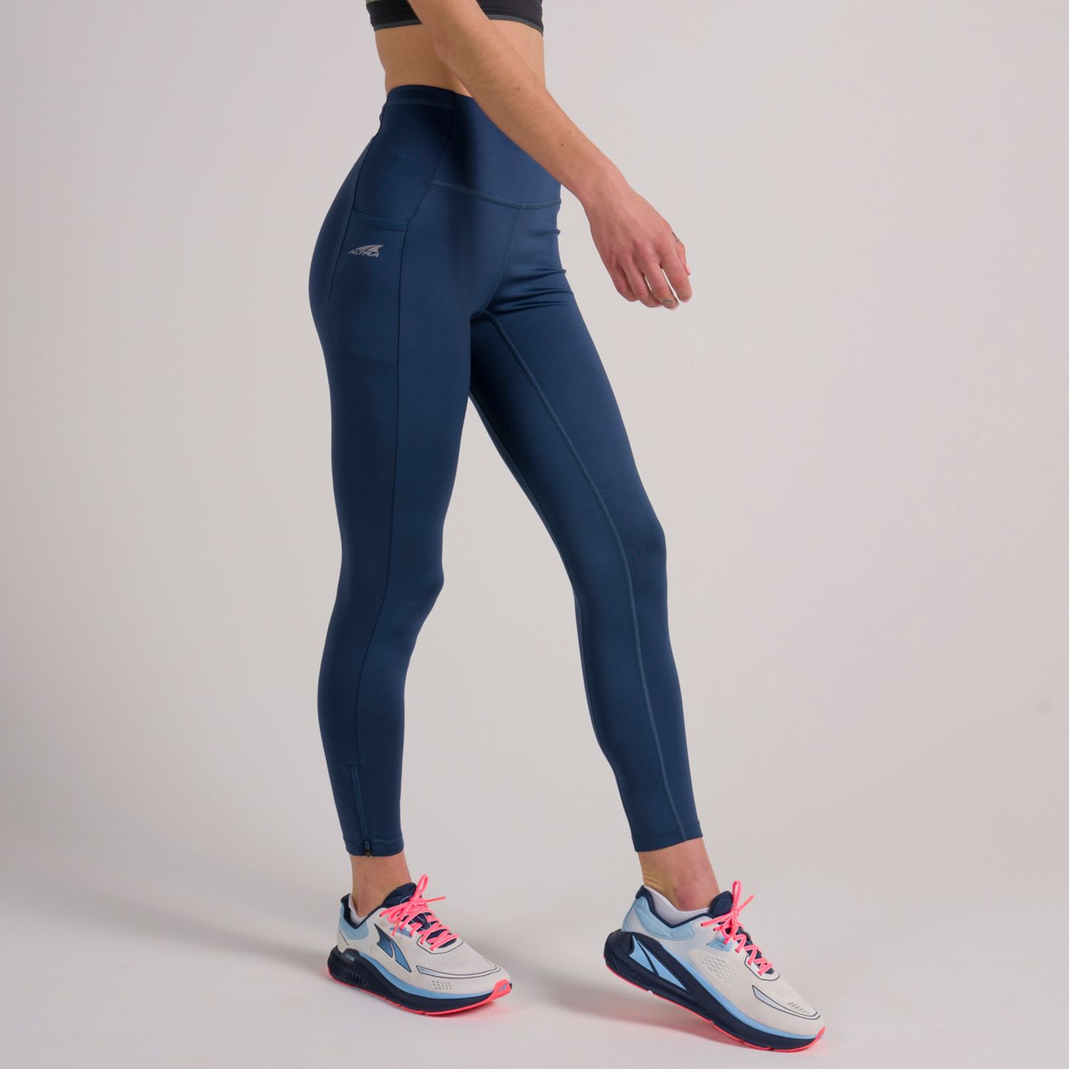 Blue Women's Altra Core Crop Running Tights | Israel-94152379