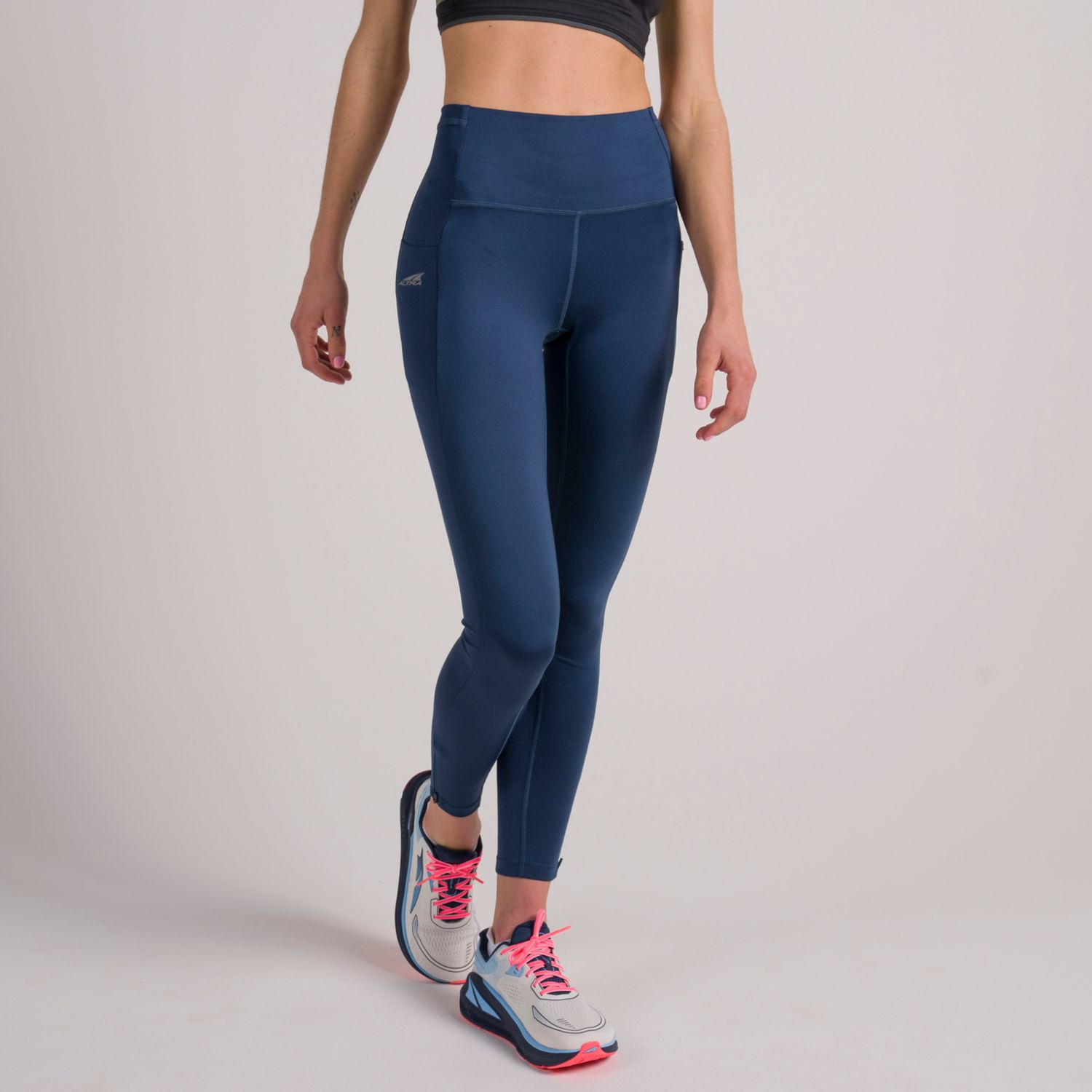 Blue Women\'s Altra Core Crop Running Tights | Israel-94152379